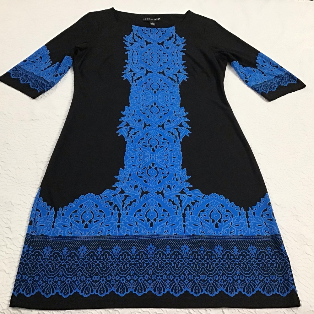 Madison Leigh Midi Stretch Sheath Dress